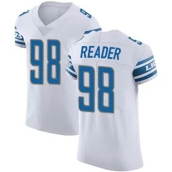 Elite DJ Reader Men's Detroit Lions White Vapor Untouchable Jersey - Nike