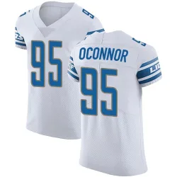 Elite Pat O'Connor Men's Detroit Lions White Vapor Untouchable Jersey - Nike