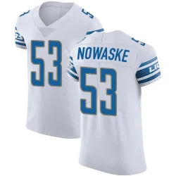 Elite Trevor Nowaske Men's Detroit Lions White Vapor Untouchable Jersey - Nike