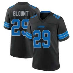 Game LeGarrette Blount Men's Detroit Lions Black Alternate 2nd Jersey - Nike